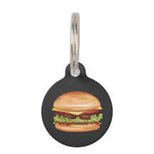 Hamburger Fast Food Cartoon Illustratie