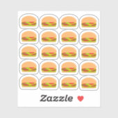 Hamburger Fast Food Cheat Day Meal Menu Planner Sticker (Vel)