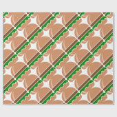 hamburger fast food een broodje cadeaupapier (Vlak)