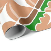 hamburger fast food een broodje cadeaupapier (Rol Hoek)