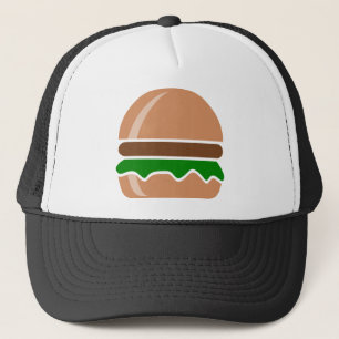 hamburger fast food een broodje trucker pet