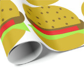 Hamburger food fast food burger cadeaupapier (Rol Hoek)