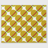 hamburger food fast food burger cadeaupapier (Vlak)