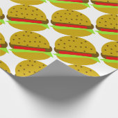 hamburger food fast food burger cadeaupapier (Hoek)