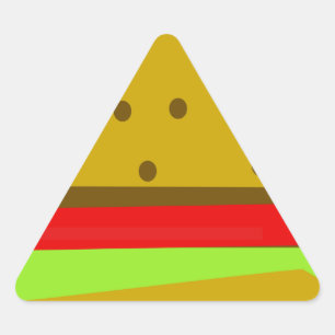 hamburger food fast food burger sticker