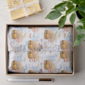 Hamburger Fries Fast Food BBQ Diner Tissuepapier (Geschenk)