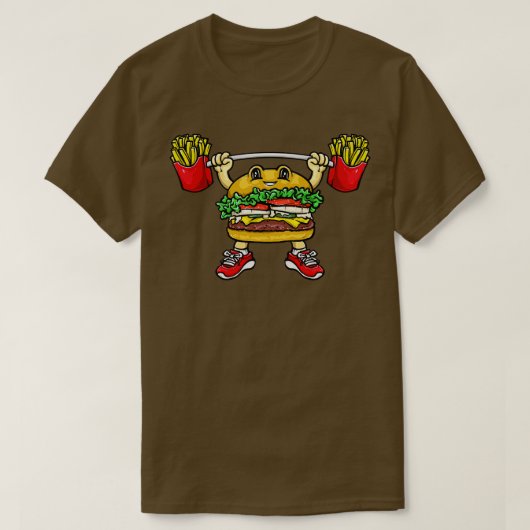 Hamburger Fries T-shirt (Design voorkant)