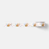 Hamburger Frites Fast Food BBQ Diner Grosgrain Lint (Voorkant)