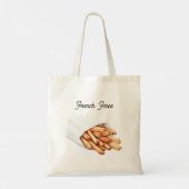 Hamburger & Frites Tote Bag (Achterkant)