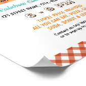 Hamburger funderaiser event sjabloon poster (Hoek)