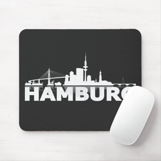 Hamburger Geschenkidee Muismat (Met muis)