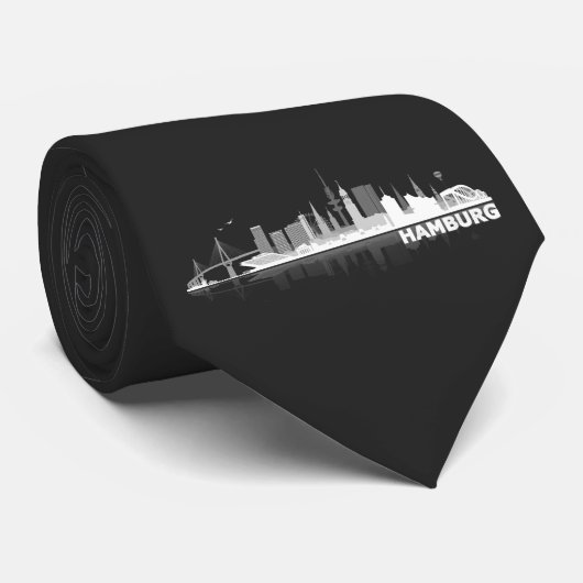 Hamburger Geschenkidee Stropdas (Opgerold)