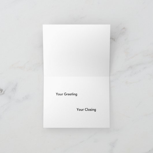 Hamburger Gift Wenskaart Kaart (Binnen)