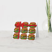 Hamburger Gift Wenskaart Kaart (Voorkant)