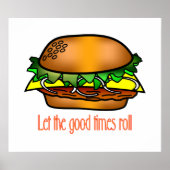 Hamburger Good Times Poster (Voorkant)