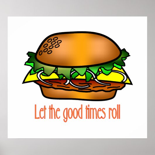Hamburger Good Times Poster (Voorkant)