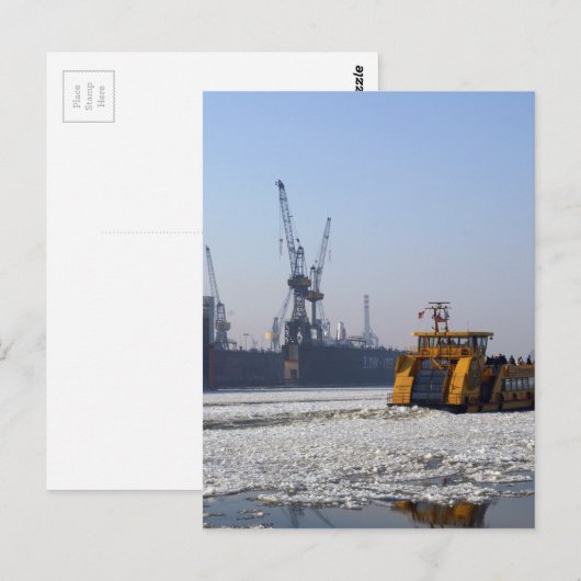 Hamburger Hafen Briefkaart (Voorkant / Achterkant)