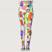 Hamburger Harten Ijs Leggings (Voorkant)