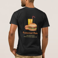 Hamburger Hot Dog Restaurant Aangepaste Logo en te