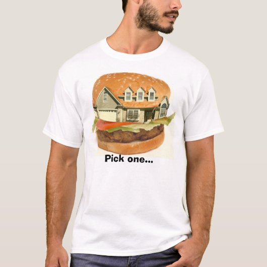 Hamburger huis, kies een... t-shirt (Voorkant)