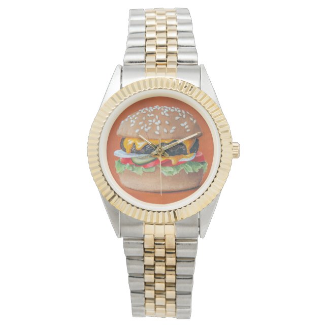 Hamburger Illustratie horloges (Voorkant)