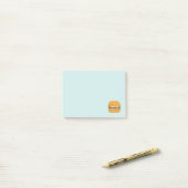 Hamburger Illustratie met tomaat en sla Post-it® Notes (Op bureau)