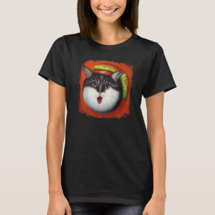 Hamburger Kat Katburger Burger Spin Meow Kat   10 T-shirt