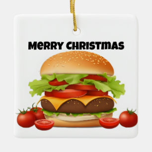 Hamburger Keramisch Ornament