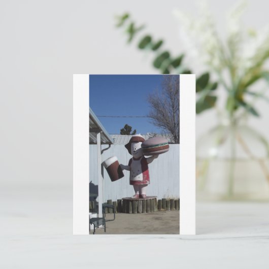  Hamburger Lady Briefkaart (Staand voorkant)