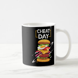 Hamburger Lover Gift Fast Food Gym Workout Cheat D Koffiemok
