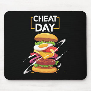 Hamburger Lover Gift Fast Food Gym Workout Cheat D Muismat