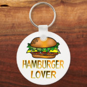 Hamburger Lover Sleutelhanger (Voorkant)