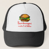 Hamburger Lover Trucker Pet (Voorkant)