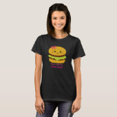Hamburger met Strik T-shirt (Voorkant volledig)