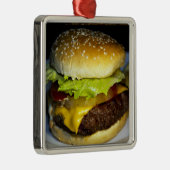 Hamburger Metalen Ornament (Rechts)