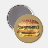 hamburger op tan magneet (Voorkant / Achterkant)