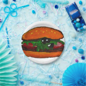 Hamburger Papieren Bord (Feest)