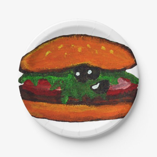 Hamburger Papieren Bord (Voorkant)