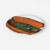 Hamburger Papieren Bord (Gekanteld)