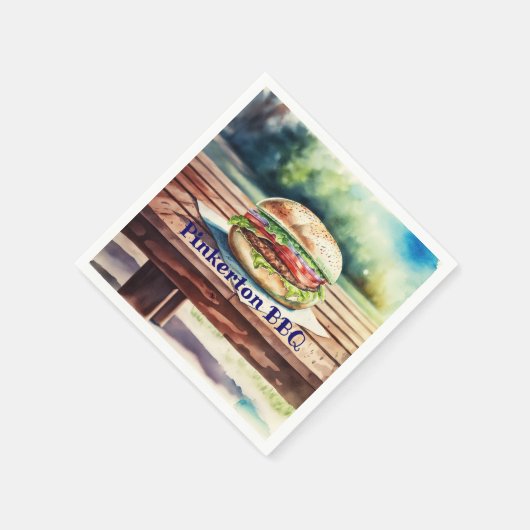 Hamburger Personalized Servet (Hoek)