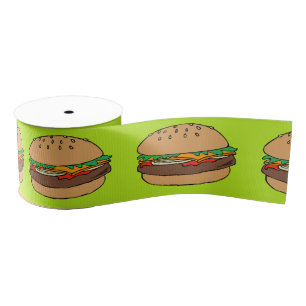 Hamburger ribbon grosgrain lint