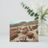 Hamburger Rocks, Capitol Reef National Park, Utah Briefkaart (Staand voorkant)