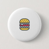 Hamburger! Ronde Button 5,7 Cm (Voorkant)