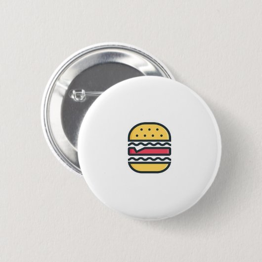 Hamburger! Ronde Button 5,7 Cm (Voorkant /achterkant)