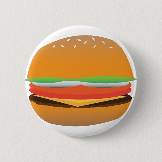 Hamburger Ronde Button 5,7 Cm (Voorkant)