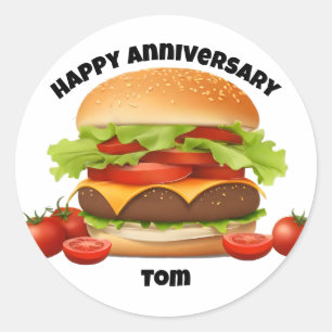 Hamburger Ronde Sticker