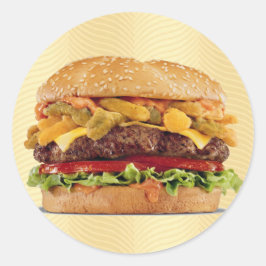 Hamburger Ronde Sticker