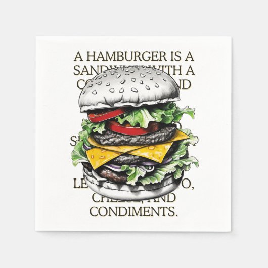 Hamburger  schets van CallisC Arts Servet (Voorkant)