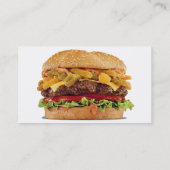 Hamburger Shop Visitekaartje (Achterkant)