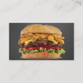 Hamburger Shop Visitekaartje (Achterkant)